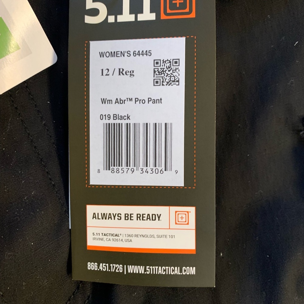5.11 Women’s ABR Pro Pant- Black NWT - Picture 9 of 9
